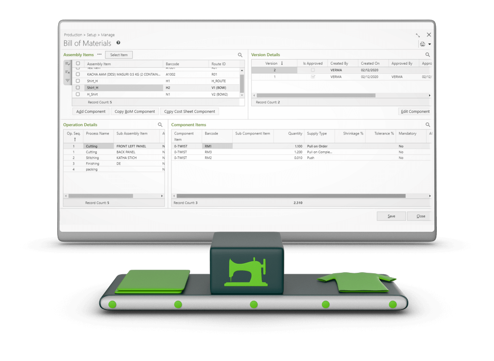 Garment Manufacturing Software