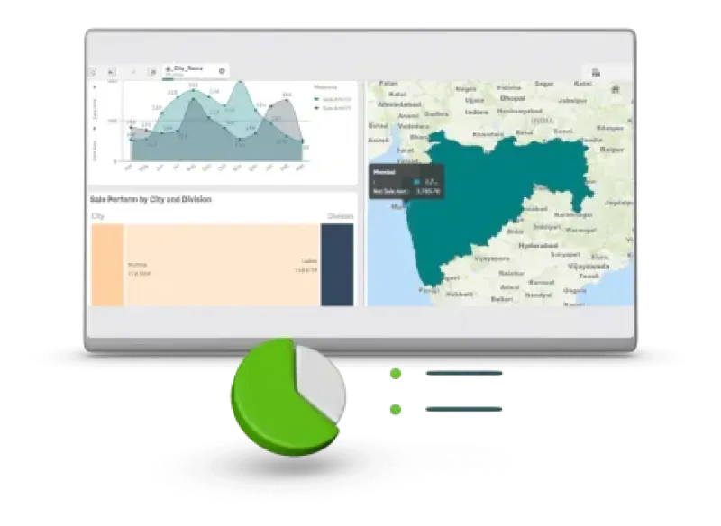 Visual Analytics on Ginesys BI